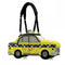 Mary Frances Women's Taxi Clutch Shoulder Handbag Yellow Bag Car Hadnbag NEW