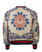 Paris Jacket Multi Color Long sleeve beaded Zip up Floral Flowers New
