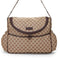 Gucci GG Supreme Canvas Diaper Bag Handbag Brown Authentic Baby NEW