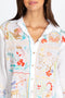 Johnny Was Button Down Horoscope ZODIAC OVERSIZED SHIRT TUNIC WHITE M NEW
