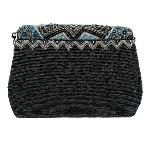 Mary Frances Blue Zone Multi Blue Zone Crossbody Handbag New
