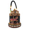 Mary Frances Brass Ring Black Brass Ring Top Handle Bag New