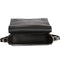 Burberry Small Grace BLACK Stripe Leather Strap Handbag Bag Black Purse Italy NEW