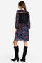 Johnny Was Clara Gweneth Burnout Tunic Dress Embroidered Blue Floral XXL New
