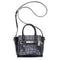 COACH Women's Embossed Croc Coach Swagger 20 LI/Navy Satchel