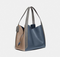 Coach Colorblock Hadley Hobo Dark Denim Blue Gray Tote Leather Bag Handbag NEW