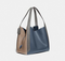 Coach Leather Colorblock Hadley Hobo Dark Denim/Multi Tote Bag NEW