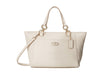 Coach Chicago Ellis Mini Tote Chalk Leather Zipper Handbag Bag White Purse NEW