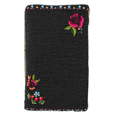Mary Frances Crown Me Crossbody Phone Bag Black Hand bag NEW