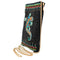 Mary Frances Deco Gecko Black Deco Gecko Crossbody Phone Bag New