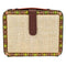 Mary Frances Drinks On The Beach Coconut Island Handbag Beaded Brown Bag Gold New