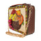 Mary Frances Drinks On The Beach Coconut Island Handbag Beaded Brown Bag Gold New