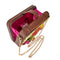 Mary Frances Drinks On The Beach Coconut Island Handbag Beaded Brown Bag Gold New