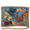 Mary Frances Field of Dreams Beaded Butterfly Flower Crossbody Multi Handbag New