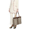Gucci Rajah Tiger Large Tote Lion Beige Logo GG Bag Italy Brown Handbag New