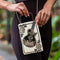 Mary Frances Guitar Player Crossbody Phone Bag Embroidered Black Hand Bag New