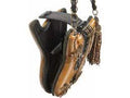 Mary Frances 09-110 Hall Of Fame Shoulder Bag Guitar Brown Handbag NEW