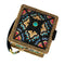 Mary Frances House of Hearts Beaded Clutch Red Heart Handbag Black Bag New