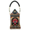 Mary Frances House of Hearts Beaded Clutch Red Heart Handbag Black Bag New