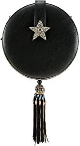 Mary Frances Day Night Sun Moon Galaxy Black Gold Special Beaded Bag Handbag NEW