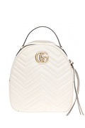 Gucci marmont White Mystic Backpack GG Lion Leather Italy Bag Authentic NEW