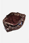 Johnny Was Embroidery Leopard BROWN Penelope Velvet Tote Bag Handbag New