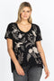 Johnny Was FRANKIE TIERED Field Dress Cotton Floral Embroidery Linen Black New