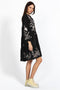 Johnny Was FRANKIE TIERED Field Dress Cotton Floral Embroidery Linen Black New