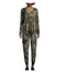 Johnny Was ASH BIRD LEOPARD MODERN ZIP UP HOODIE Sweatshirt Black NEW