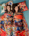 Johnny Was DECKLYN PILLOW CASE Silk Flower Pillowcase Owl home zipper 2 pc NEW