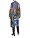 Johnny Was Hazel Kimono Long Silk Blue Multi Color XLarge Embroidery Hobo New