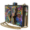 Mary Frances Kaleidoscope Beaded Crossbody 3D Butterfly Handbag Multi Bag New