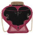 Mary Frances LOVE POTION Pink Bottle Beaded Handbag Bag Purse NEW