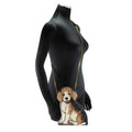 Mary Frances Regal Beagle Dog Puppy Pup Black White Special Gold Bag Handbag New