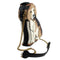 Mary Frances Regal Beagle Dog Puppy Pup Black White Special Gold Bag Handbag New