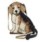 Mary Frances Regal Beagle Dog Puppy Pup Black White Special Gold Bag Handbag New
