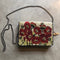 Mary Frances Poppies Red Mini Pouch Purse Special Flower Handbag Beaded Bag New