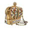 Mary Frances Queendom Crown Crossbody Gold Special Beaded Handbag Purse Bag NEW