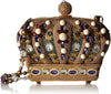 Mary Frances Queendom Crown Crossbody Gold Special Beaded Handbag Purse Bag NEW
