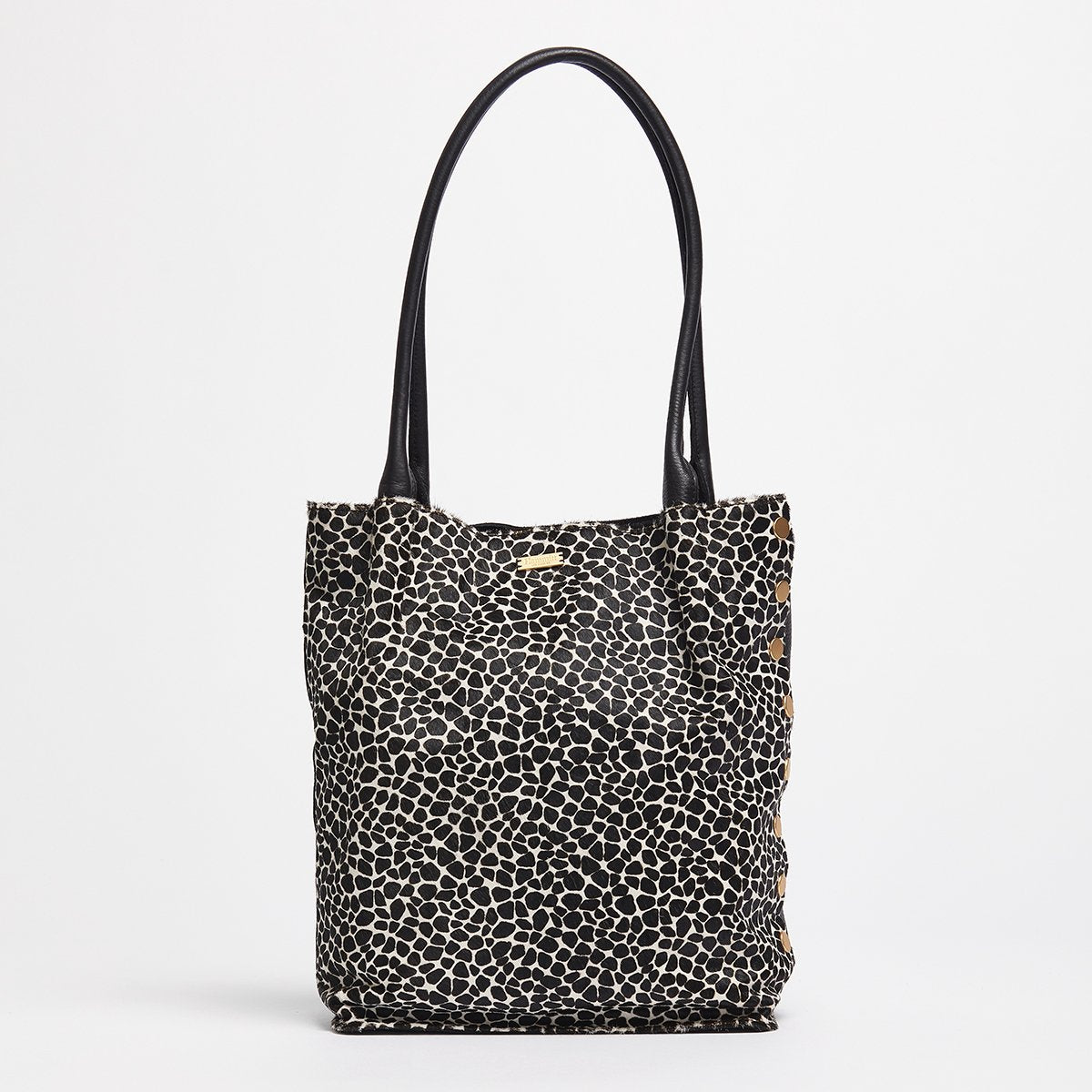 Black and white leather bag deals