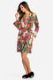 Johnny Was Sandra Sleep Robe Leopard Lounge Pj Flower New