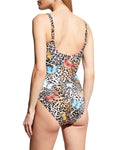 Johnny Was Sandrita One-Piece Swimsuit Floral Vibrant New
