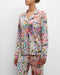 Johnny Was Filomena Long PJ Set Sleepwear Pajama Home Lounge Floral XXL Pink NEW