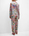 Johnny Was Filomena Long PJ Set Sleepwear Pajama Home Lounge Floral XXL Pink NEW