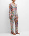 Johnny Was Filomena Long PJ Set Sleepwear Pajama Home Lounge Floral XXL Pink NEW