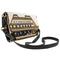 Mary Frances on the Sea Crossbody Handbag Embroidery Black Leather Bag New