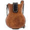 Mary Frances Open Mic Music Bag Brown Guitar Strings Acoustic Beaded Handbag New