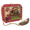 MARY FRANCES Picnic Party Crossbody Handbag RED BAG GINGHAM NEW