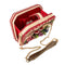 MARY FRANCES Picnic Party Crossbody Handbag RED BAG GINGHAM NEW