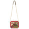 MARY FRANCES Picnic Party Crossbody Handbag RED BAG GINGHAM NEW